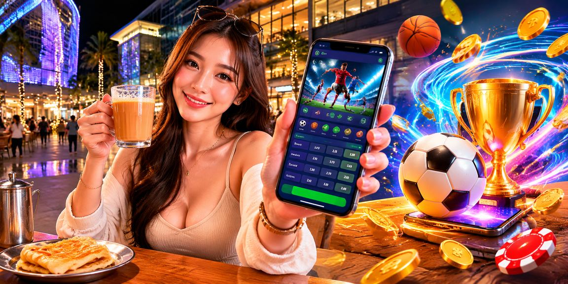 Suasana pertaruhan sukan di Johor Bahru dengan akses platform 72000 jackpot